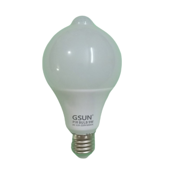 Bóng LED cảm biến GS-A60AP09 9W chuyển động thông minh GSUN Bóng LED cảm biến GS-A60AP09 9W chuyển động thông minh GSUN