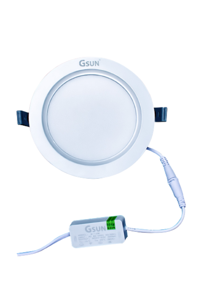 Đèn downlight âm trần GS-RDPR09 9W tròn siêu mỏng GSUN Đèn downlight âm trần GS-RDPR09 9W tròn siêu mỏng GSUN