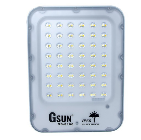 Đèn pha LED GS-8300 300W năng lượng mặt trời tấm pin 50W pin 40Ah GSUN